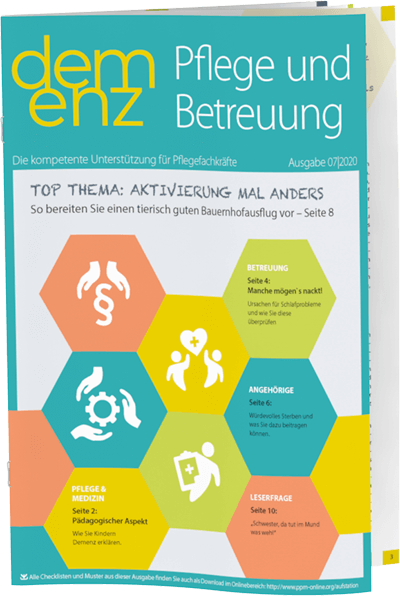 &bdquo;demenz – Pflege und Betreuung&ldquo;