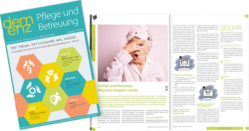 Ausgabe "demenz -Pflege und Betreuung"