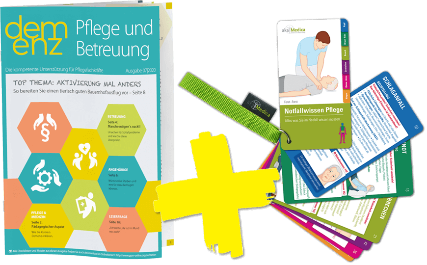 Ausgabe: demenz: Pflege und Betreuung + Notfallfächer - aufgefächert