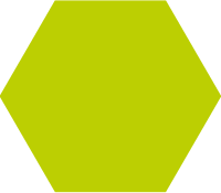 Sechseck grün